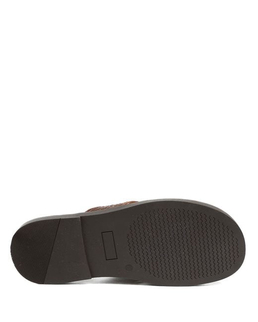 Jones Bootmaker Black Jones Bootmaker Wallgate Premium Leather Toe Post Sandals for men