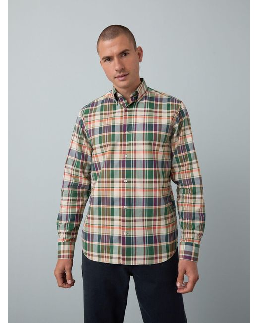 Next Multicolor Regular Fit Easy Iron Button Down Oxford Shirt for men