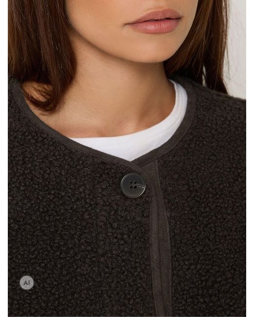 PixieGirl Petite Black Borg Jacket