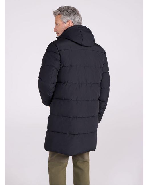 Mountain Warehouse Blue Vortex Longline Padded Jacket for men