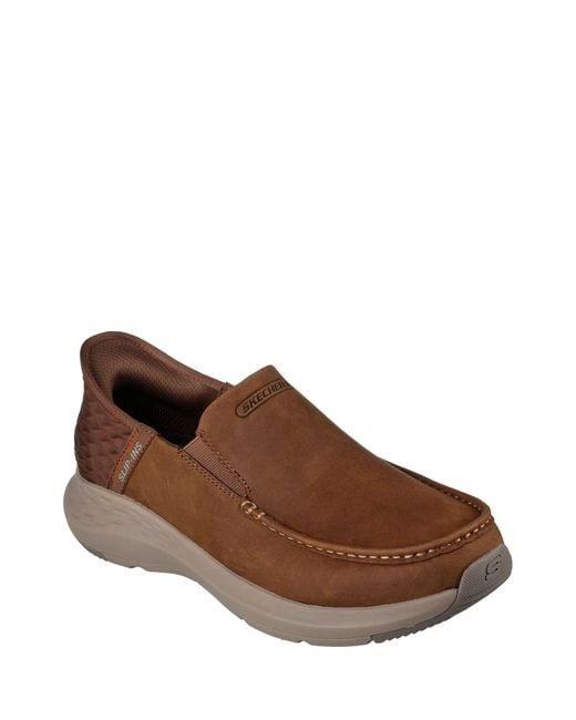 Skechers Parson Oswin Slip-In-Schuhe in Brown für Herren