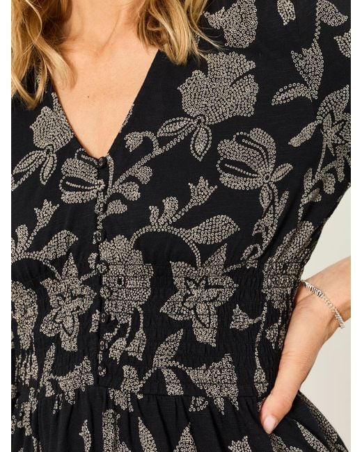 FatFace Black Fatface Nora Jersey Dress
