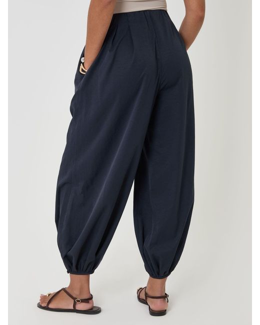 Threadbare Blue Balloon Trousers With Pockets