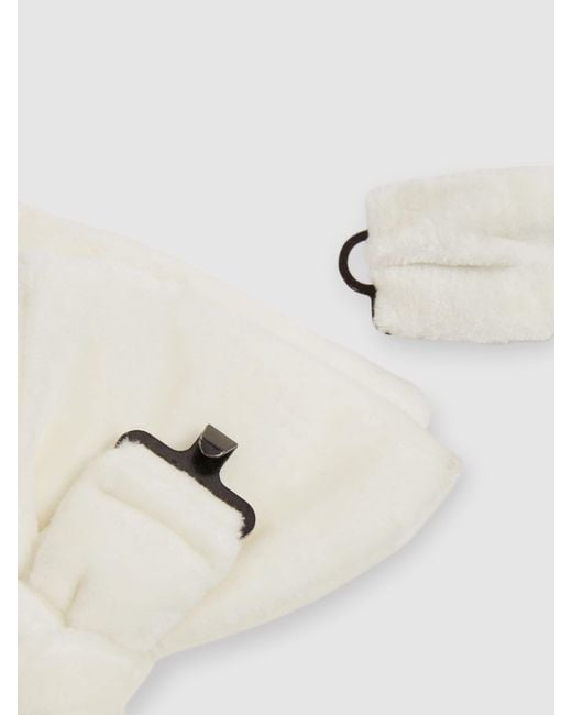 Reiss Natural Hike Velvet Bow Tie for men
