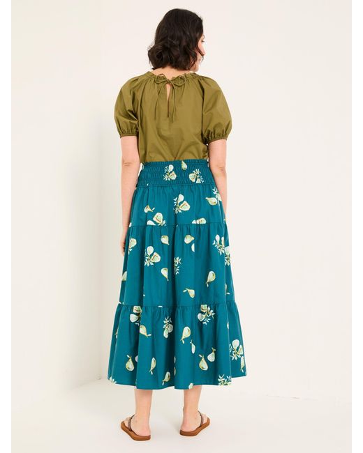 FatFace Blue Fatface Ricky Midi Skirt
