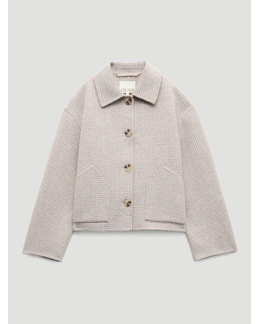 Hush Natural Pure Wool Double Faced Jacket