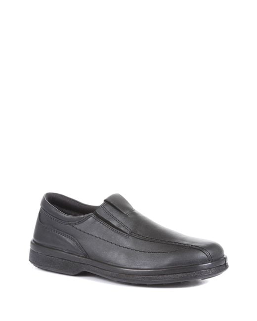 Pavers Lederslipper in Gray für Herren