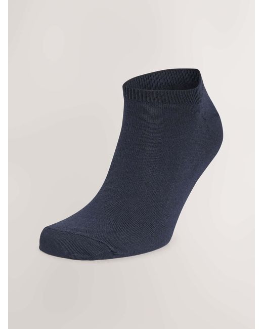 Next Blue Trainer Socks 6 Pack for men
