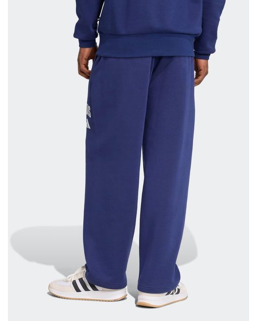 Adidas Blue Collegiate Joggers for men