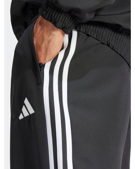 Adidas Black Tiro 25 Essentials Woven Tracksuit Joggers for men