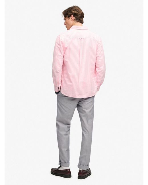 Superdry Gray Premium Textured Regular Chinos for men