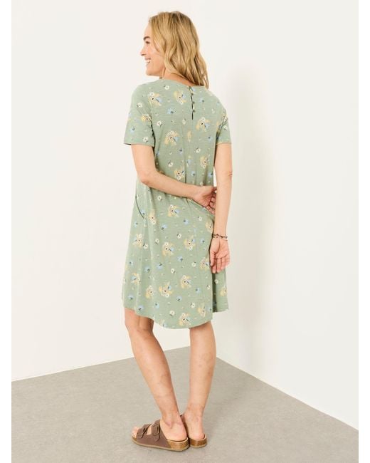 FatFace Green Fatface Petite Jersey Dress