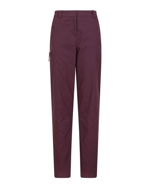 Mountain Warehouse Purple Winter Hiker Stretch Trousers