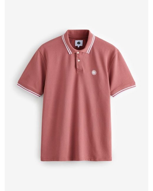 Pretty Green Pink Barton Polo Shirt for men