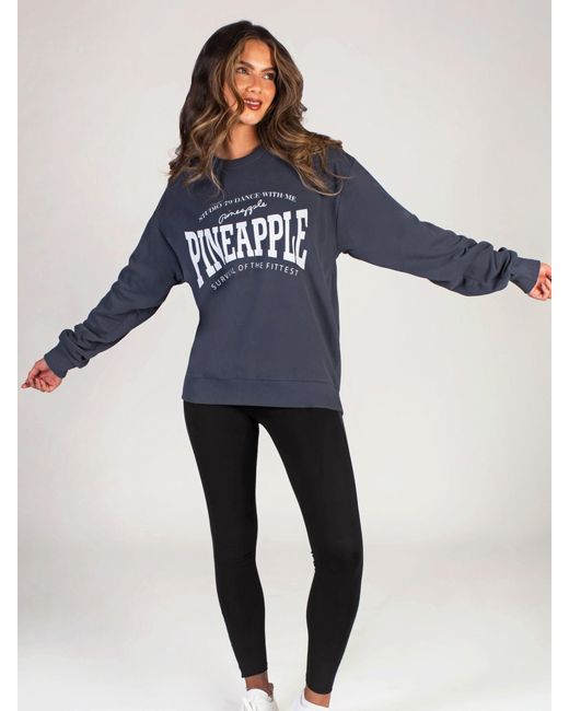 Pineapple Blue Logo Sweatshirt