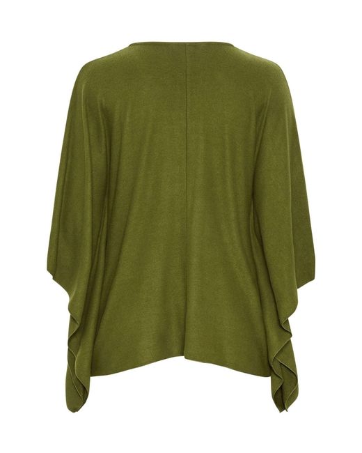 Evans Green Flat Cape Top