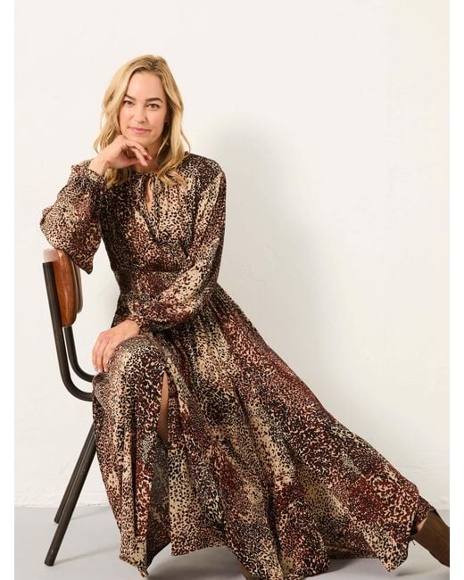 FatFace Natural Fatface Jaqs Midi Dress