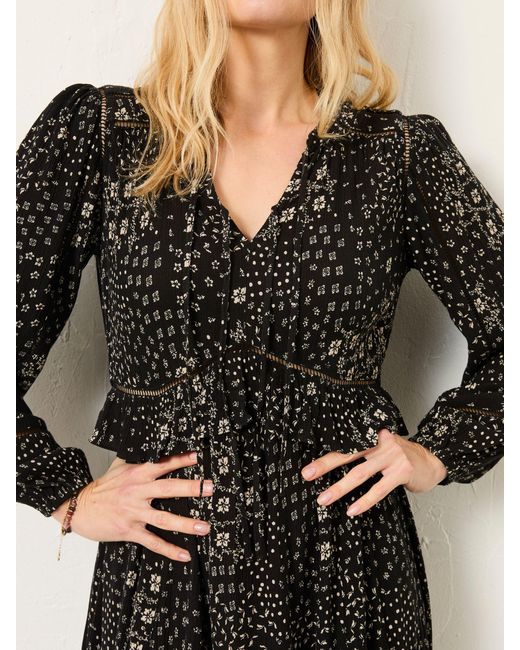 FatFace Black Fatface Tara Petite Floral Dress