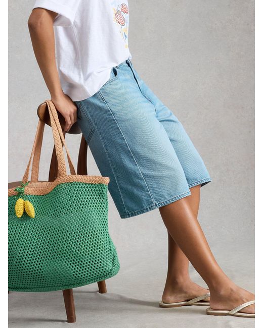 White Stuff Blue Jodi Shorts