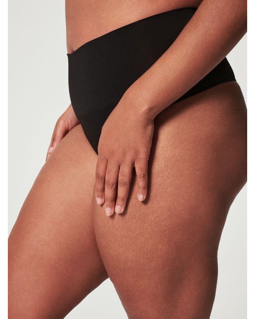 Spanx Black Thong Medium Control Extraordinary Underwear