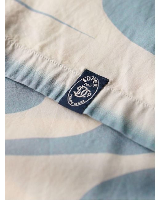 Superdry Gray The Merchant Store Hawaiian Shirt for men