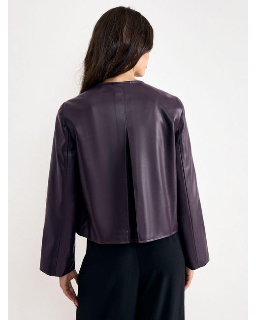 Phase Eight Blue Malina Pu Jacket