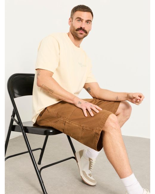 FatFace Natural Fatface Pascal Utility Shorts for men