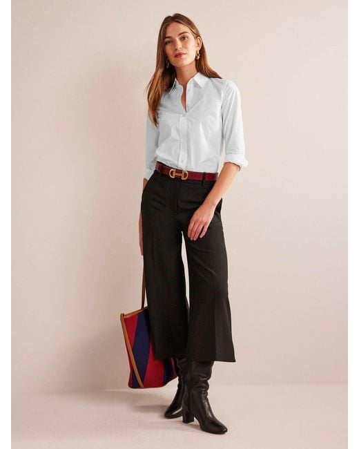 Boden White Sienna 100% Cotton Shirt