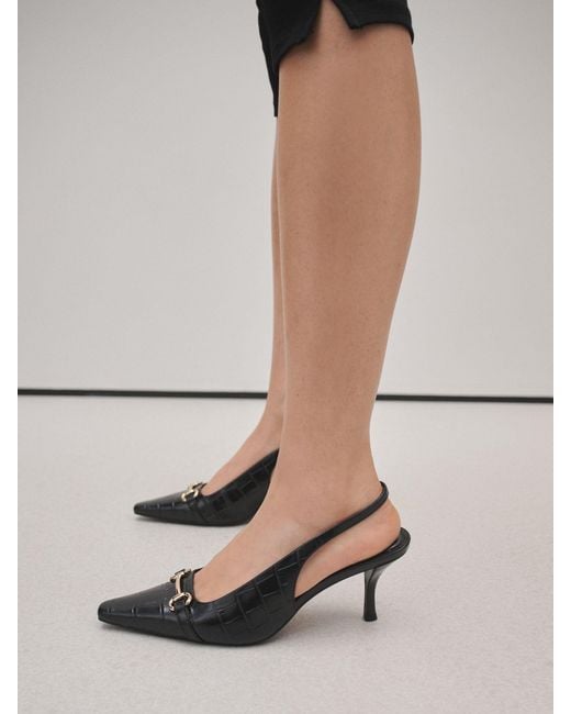 Next Natural Forever Comfort Chisel Toe Slingback Heels
