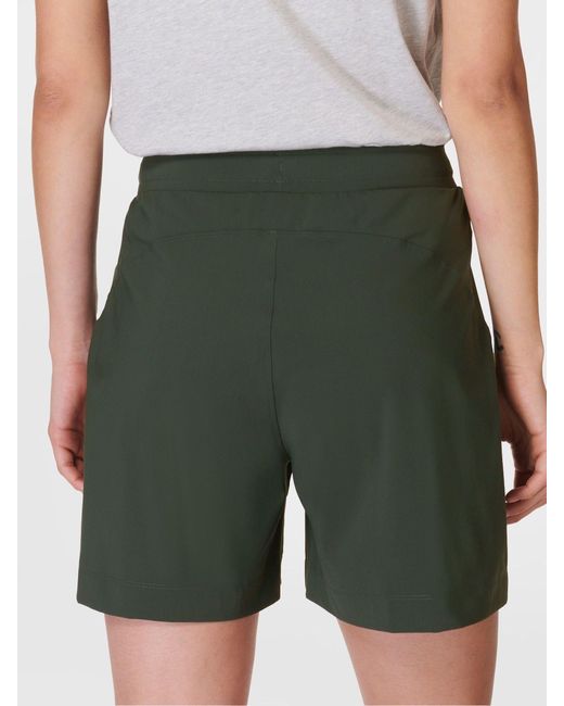 Sweaty Betty Green Explorer 5.5 Shorts
