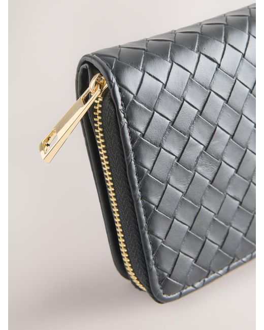 Next Gray Weave Midi Purse