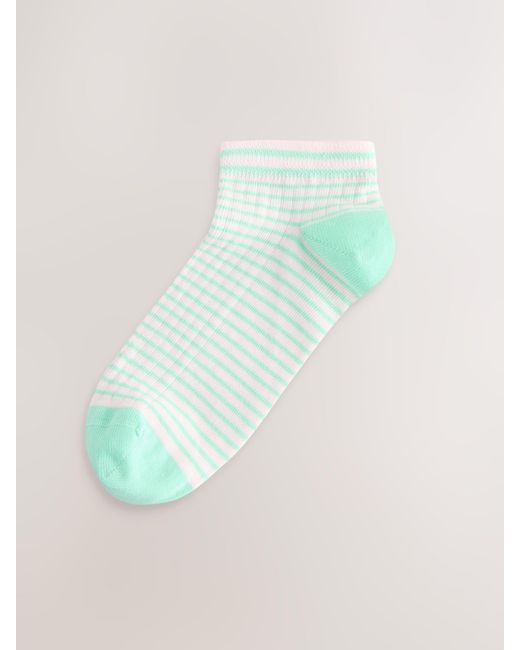 Next Multicolor Stripe Trainer Socks 5 Pack
