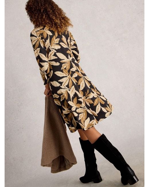 White Stuff Black Ria Jersey Shirt Dress