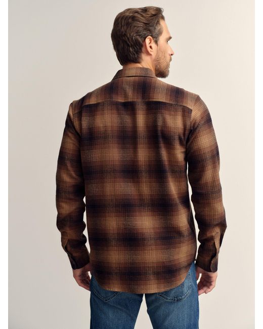 Next Brown Western Style Long Sleeve Check Shirt for men