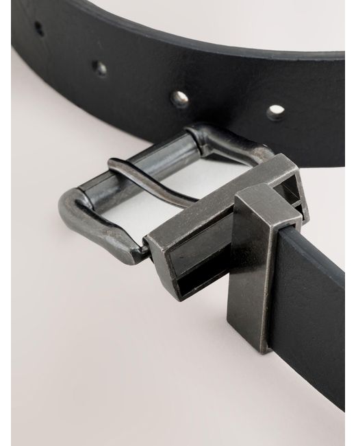 Next Black Reversible Belt for men