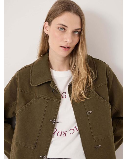 Hush Green Jayda Utility Jacket