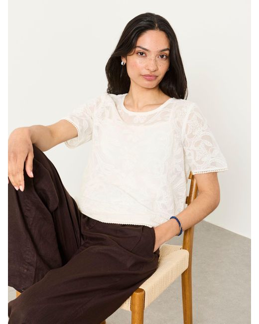FatFace Natural Chloe Lace 2