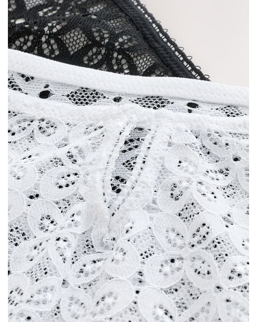 Next Black Lace Knickers 2 Pack