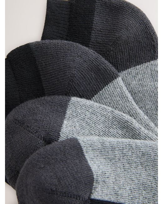 Next Black Cushioned Trainers Socks for men