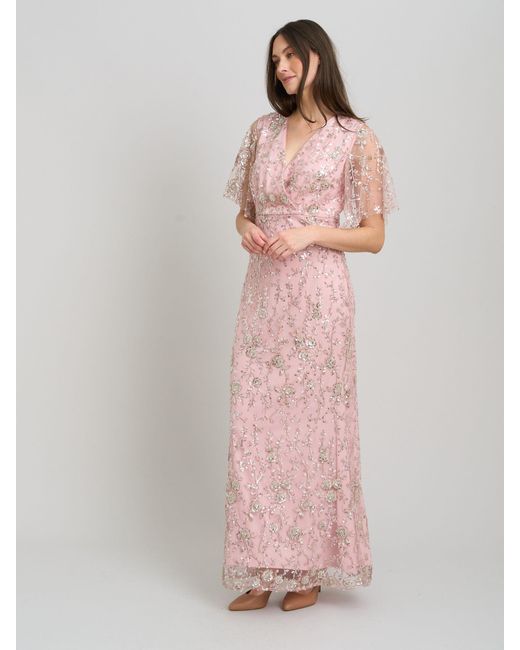 gina bacconi beaded lace dress Myla Maxi in Pink The flattering fit and upload-20240325 10 Best Shoe Colors Taille:regular ( waist 37'' or less)