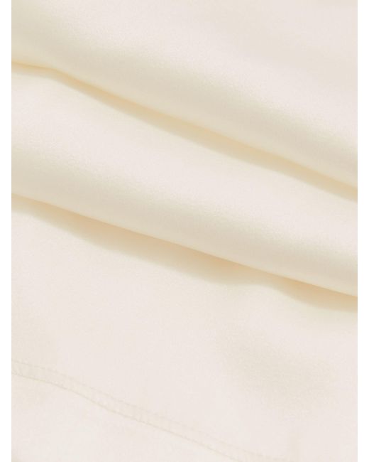 Reiss White Ruby Silk-Front Vest