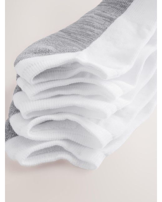 Next White Cushioned Trainers Socks 10 Pack for men