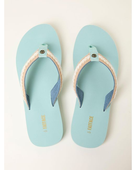 FatFace Blue Fatface Pentle Flip Flop