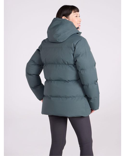 Mountain Warehouse Blue Snow Borg Lined Padded Jacket