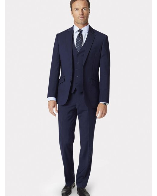 Brook Taverner Blue Suit Jacket for men