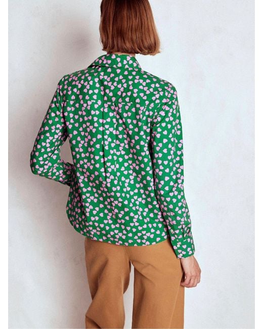 Boden Green Sienna Cotton Shirt