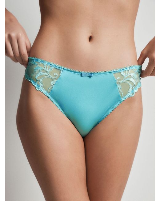 Next Blue Embroidered Knickers 2 Pack