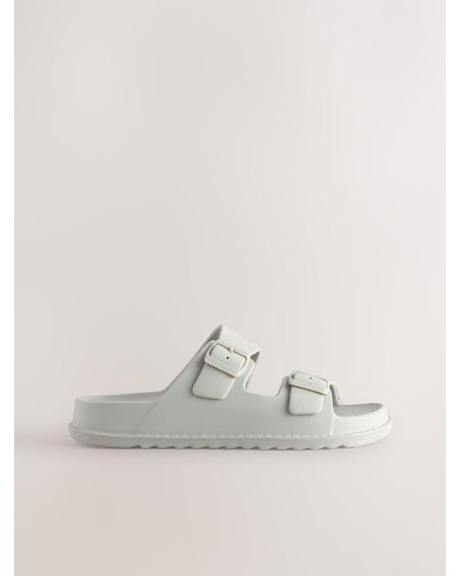 Next Natural Two Buckle Eva Sandals for men