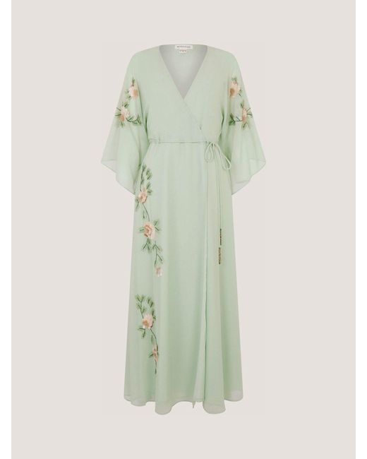 monsoon green floral dress Monsoon Belle Floral Dress - Green