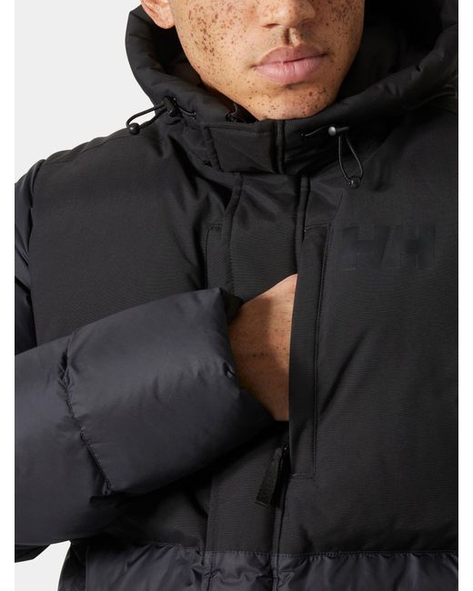 Helly Hansen Black Helly Hansen Active Puffy Long Jacket for men